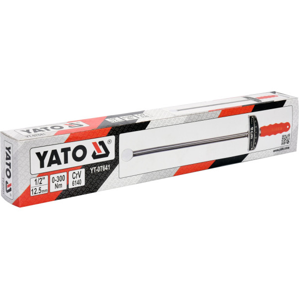 Ключ динамометричний стрілковий 1/2" 0-300 Нм YATO YT-07641