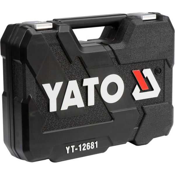 Набір головок торцевих 1/2" 1/4" з інструментами YATO, 94 шт. YT-12681