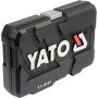 Набір головок торцевих 1/4" з викрутковими насадками та інструментами YATO, 56 шт. YT-14501