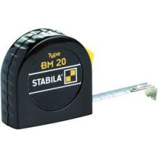 Рулетка STABILA тип BM20 2м пластиковый корпус стальная лента 16444 Рулетка STABILA тип BM20 2м пластиковый корпус стальная лента 16444