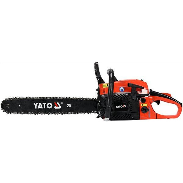 Ланцюгова бензопила YATO 56.5см3 2.5 квт шина 20" (48 см) YT-84910