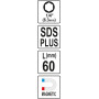 Держатель насадок SDS+  HEX 1/4" YATO 60мм YT-04690
