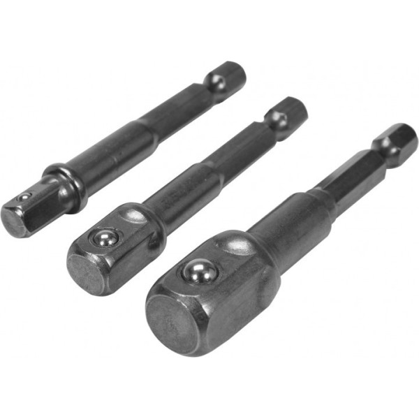 Держатели-адаптеры торцевых головок 1/4" YATO 1/4" 3/8" 1/2" 3 шт YT-04685