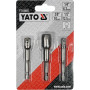 Держатели-адаптеры торцевых головок 1/4" YATO 1/4" 3/8" 1/2" 3 шт YT-04685