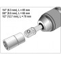 Держатели-адаптеры торцевых головок 1/4" YATO 1/4" 3/8" 1/2" 3 шт YT-04685