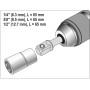 Держатели головок 1/2'', 1/4'', 3/8'' под перфоратор SDS-plus YATO, 65мм YT-04686