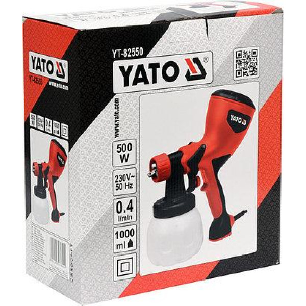 Фарборозпилювач мережевий YATO 500 Вт 1 л YT-82550