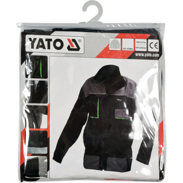 Куртка робоча YATO розмір S — XXXL, 100% — бавовна YT-80158