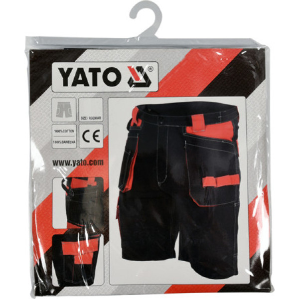 Шорти робочі розмір S, M, L, XL, XXL, XXXL YATO; 100% бавовна YT-80930