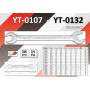 Ключ ріжковий двосторонній 10х11 мм YATO 155 мм YT-0369