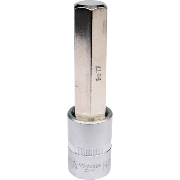 Головка торцевая 1/2"4 - 17 мм 100 мм со вставкой HEX YATO YT-04390