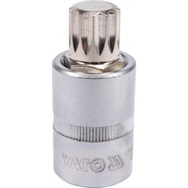 Головка торцевая 55 мм квадрат 1/2" 6 - 16 мм с битой SPLINE YATO YT-04341