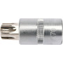 Головка торцевая короткая 55 мм 1/2" Т20 -Т70 с отверточной насадкой Torx YATO YT-04310