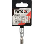 Головка торцевая 1/4" 3 - 8 мм 37мм со вставкой HEX YATO YT-04370