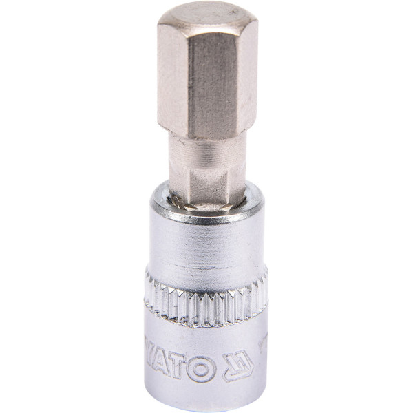 Головка торцевая 1/4" 3 - 8 мм 37мм со вставкой HEX YATO YT-04370
