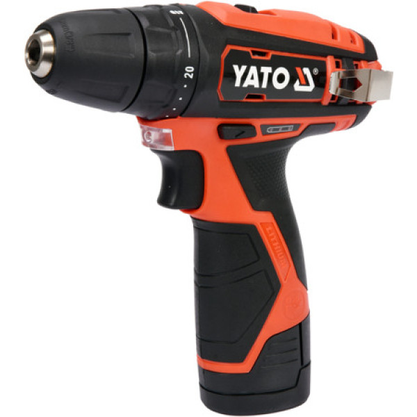 Шурупокрут акумуляторний YATO Li-Ion 12 В 2 Агод 30 Нм патрон Ø ≤10 мм YT-82901