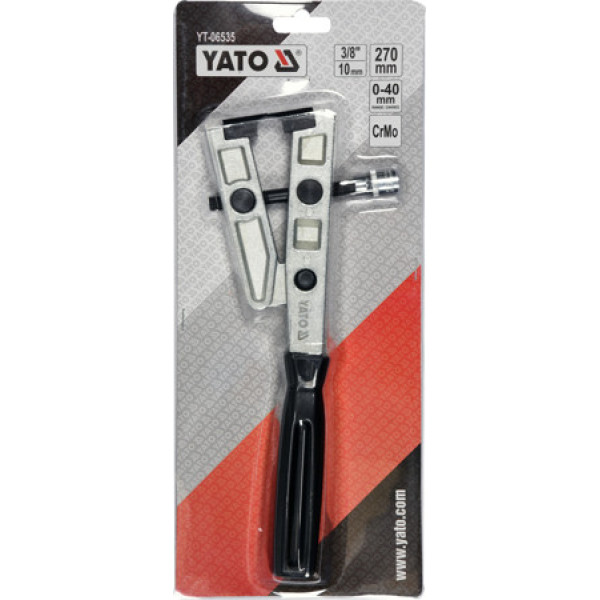 Знімач стрічкових хомутів 3/8" 0-40 мм YATO YT-06535