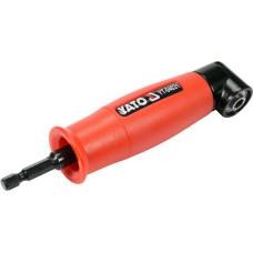 Угловой магнитный держатель для бит шуруповерта YATO  HEX 1/4" 155мм 13Нм  угол 90° YT-04631