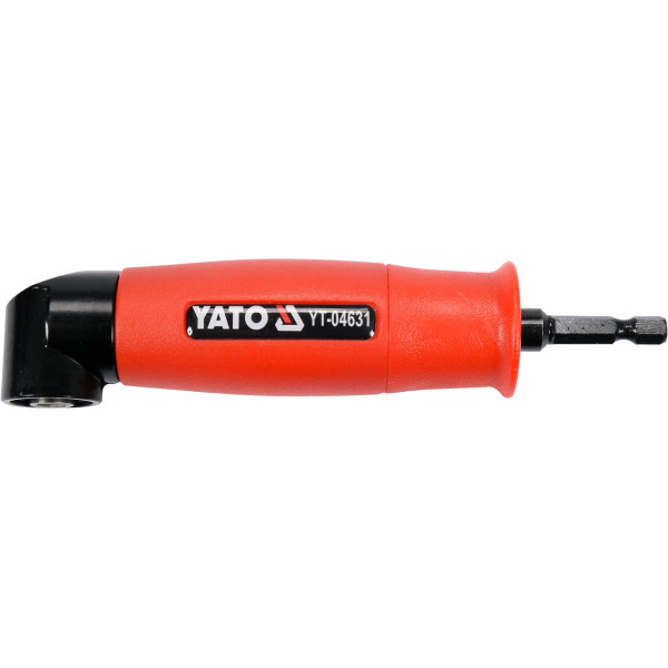 Угловой магнитный держатель для бит шуруповерта YATO  HEX 1/4" 155мм 13Нм  угол 90° YT-04631