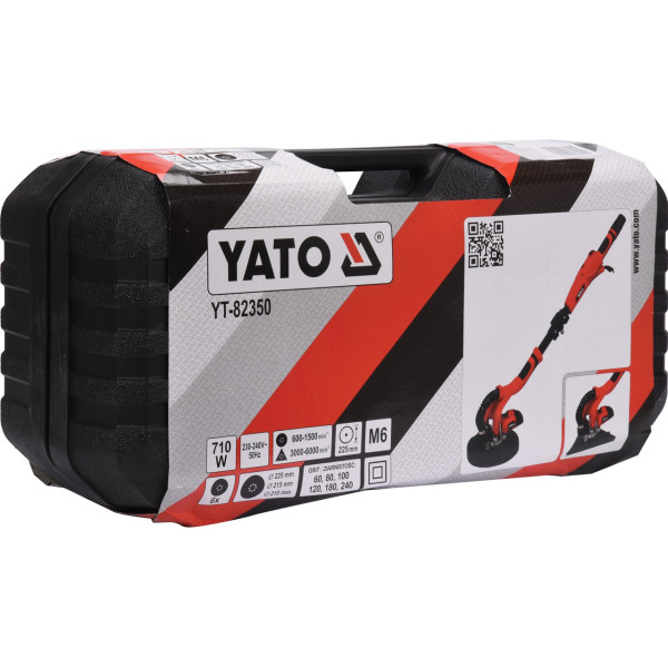 Шліфмашина для стін і стель YATO 710 Вт диск 225 мм висота до 4 м YT-82350