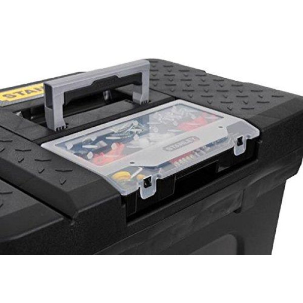 Ящик для інструменту на 2 колесах пластиковий STANLEY "Mobile Contractor Chest" 60х 38х 43 см 1-97-503