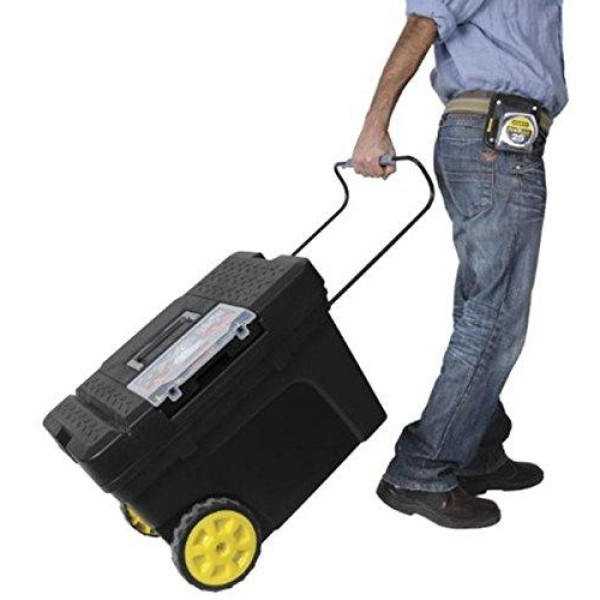 Ящик для інструменту на 2 колесах пластиковий STANLEY "Mobile Contractor Chest" 60х 38х 43 см 1-97-503