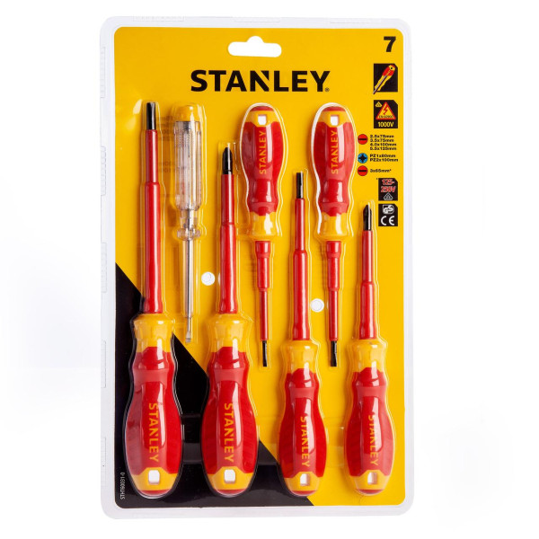 Набір викруток діелектричних STANLEY SL PZ, тестер, 7 передм. STHT60031-0