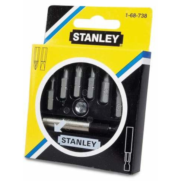 Набір викруткових насадок 1/4" SL PZ STANLEY, 7 шт. 1-68-738