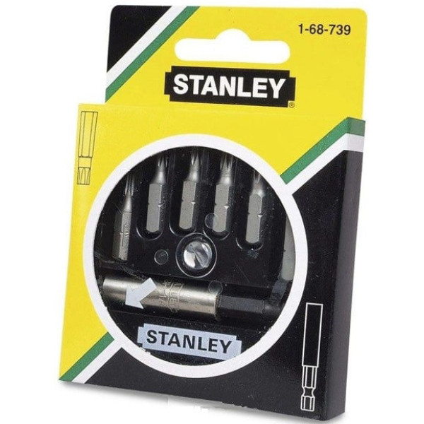Набір викруткових вставок 1/4" TORX STANLEY з магнітним тримачем, 7 шт. 1-68-739