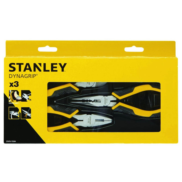 Набір шарнірно-губцевих інструментів STANLEY "DynaGrip" 3 шт. STHT0-75094