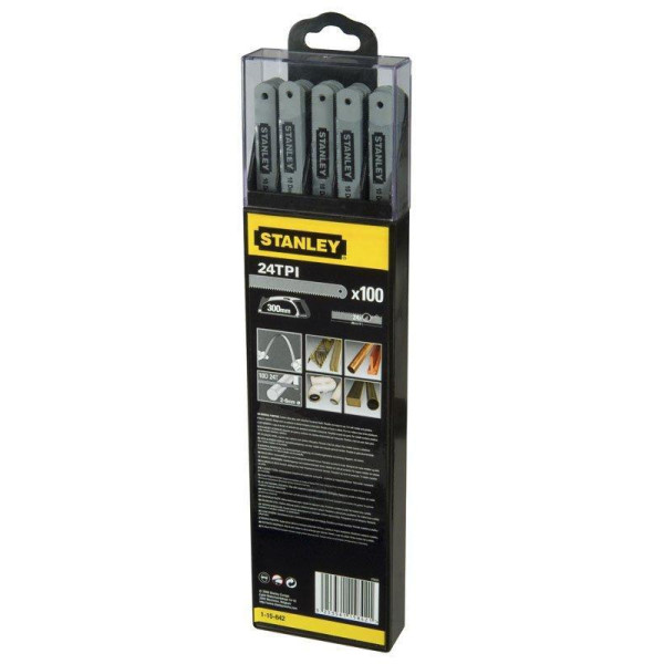 Полотно для ножівки по металу Stanley 300мм 24зуб/1 1-15-842-1