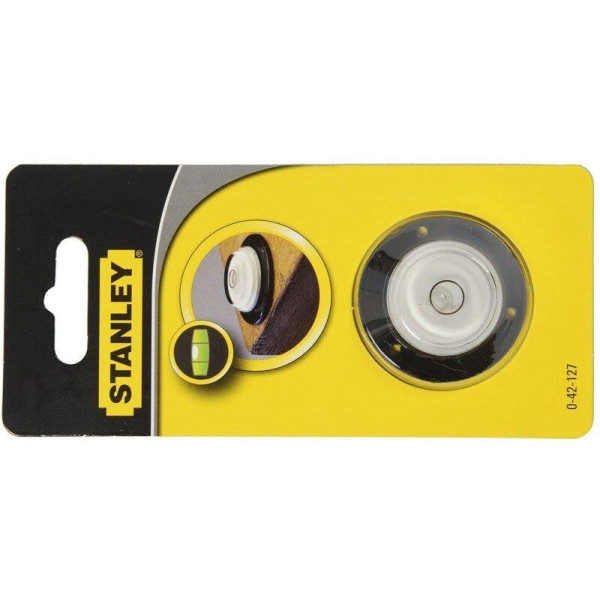 Уровень спиртовой круглый STANLEY 25мм в пластиковом корпусе 0-42-127