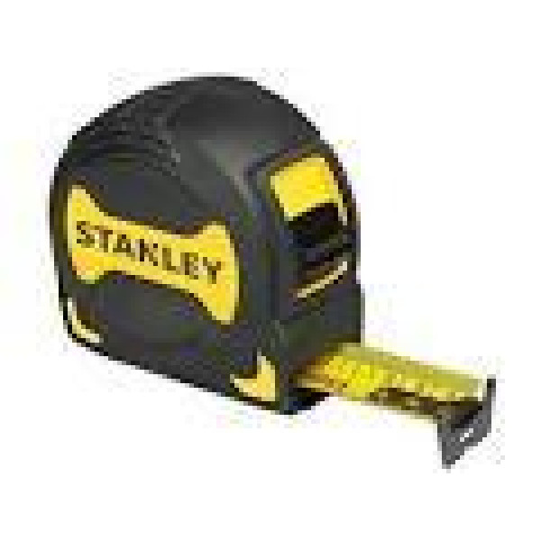 Рулетка STANLEY "GripTape" 3м / 5м / 8м метрика/дюйм. шкали пластиковий корпус STHT0-33567