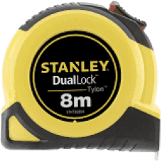Рулетка STANLEY "TYLON DUAL LOCK" сталева стрічка метрична шкала 8 м STHT36804-0