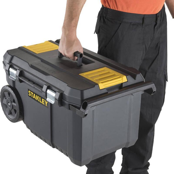 Ящик для інструменту STANLEY 65х35х40 см на 2 колесах STST1-80150