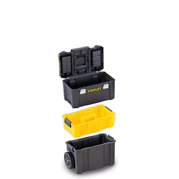 Ящик розкладний 3в1 для інструментів STANLEY на 2 колесах 476х208х630мм STST1-80151