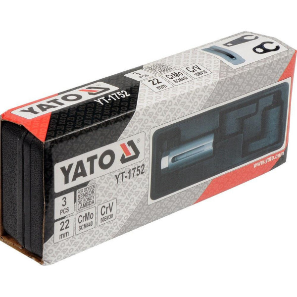 Набір ключів для лямбда зонда YATO, 3 од. YT-1752