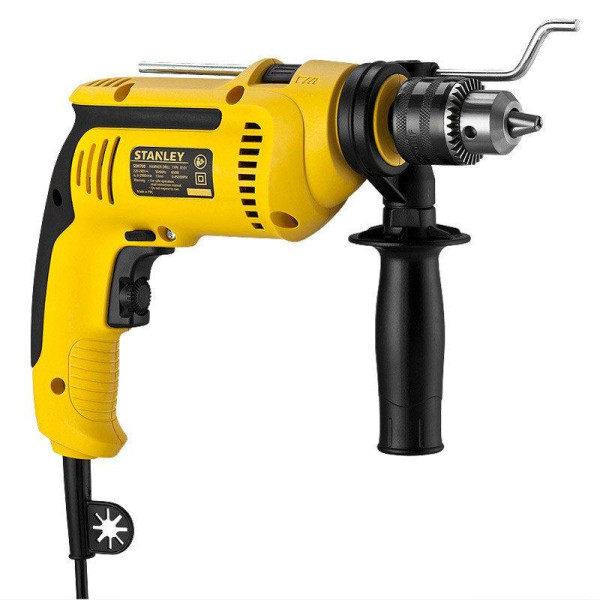Дриль ударний мережевий STANLEY 700 Вт ключовий патрон ≤13 мм SDH700
