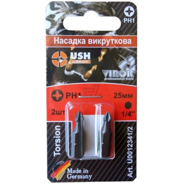 Насадка відвертої USH "PHILIPS" PH1 x 25/50/70 мм U0012341/2