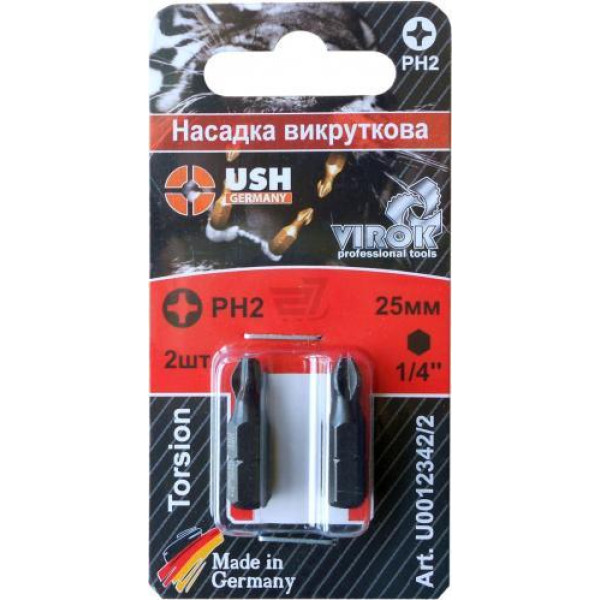 Відверта насадка USH "PHILIPS" PH2 x 25 / 50 / 70м U0012342/2