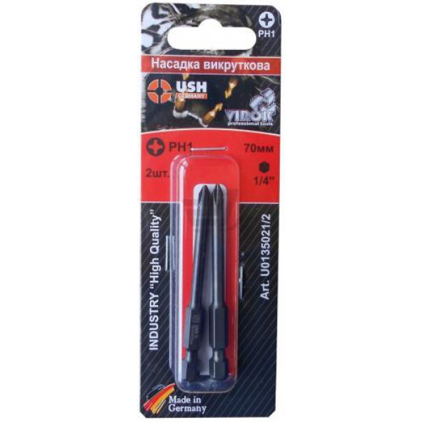 Насадка відвертої USH "PHILIPS" PH1 x 25/50/70 мм U0012341/2