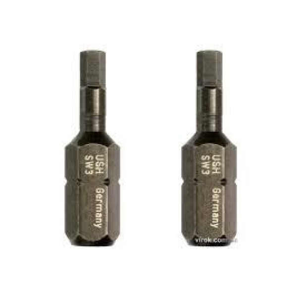 Насадка викрутки 1/4" HEX 4 х 25 мм USH, 2 шт UUST0012072/2