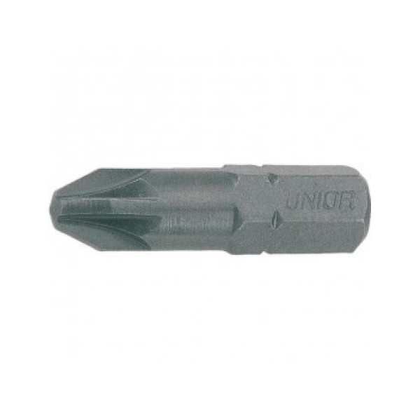Насадка відверта хрестоподібна POZIDRIV ACR PZ1/ PZ2/PZ3 х 25м INDUSTRY USH, уп. 5 ШТ. UUSE0012860