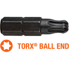 Насадка відверта закруглена Torx BALL END T10K - T40Kx25м INDUSTRY USH, уп.5/10 шт. UUSE0012993