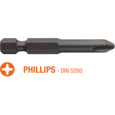 Насадка викрутки подовжена Phillips РН0х50мм INDUSTRY USH, уп.10 шт. UUSG0013020