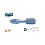 Насадка відверта ударна PZ2 x TORSION 30/50 мм BLUE SHOCK USH, уп. 5/10/25 шт. UUSE0062461