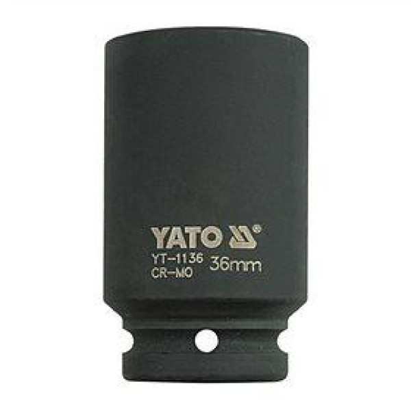 Головка торцевая ударная 6-гранная 3/4" глубокая 90мм YATO 32мм - 50мм в ассортименте YT-1132