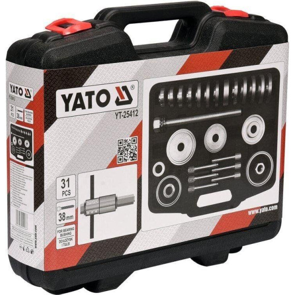 Набір знімачів підшипника та втулки YATO, 31 передм. YT-25412