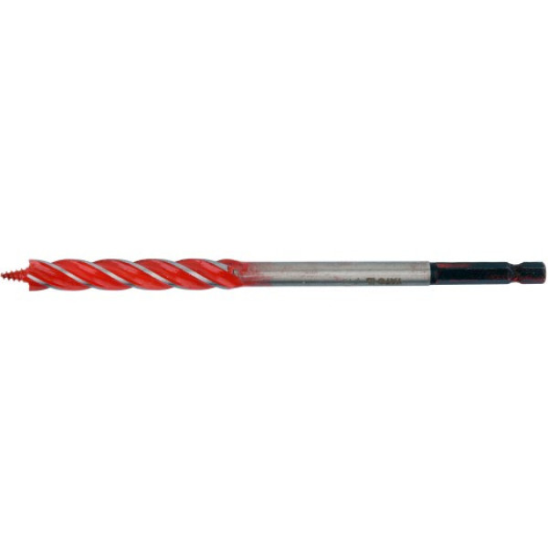 Свердло для дерева з 4 різальними крайками YATO HEX 1/4" 10х165мм YT-44680