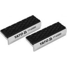 Мягкие сменные губки для тисков YATO алюминий/резина 75х30х10мм YT-65000